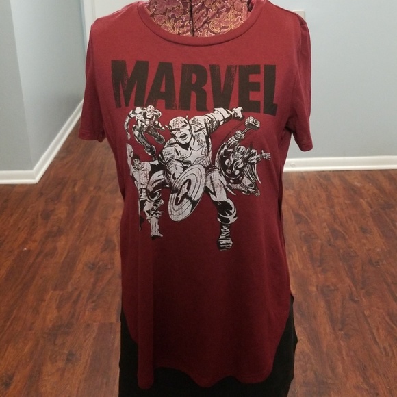 Marvel Comics High Low Tunic Tee - Picture 1 of 4